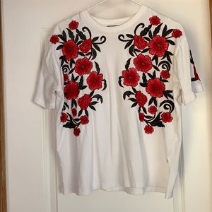ASOS T-shirt with Floral Embroidery